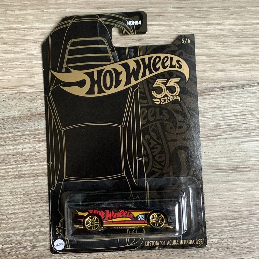 Hot Wheels Car Acura Integra 55th Anniversary 55 Years Hotwheels Collectible New